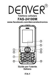 Manuale Denver FAS-24100M Telefono cellulare