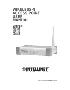 Manual Intellinet 525251 Access Point