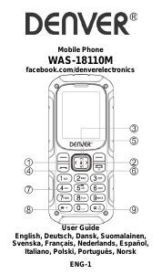 Bruksanvisning Denver WAS-18110M Mobiltelefon