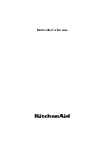 Handleiding KitchenAid KDSCM82142SL (UK) Vaatwasser