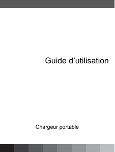 Mode d’emploi Denver PBS-10005 Chargeur portable