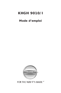 Mode d’emploi KitchenAid KHGH 9010/I Table de cuisson