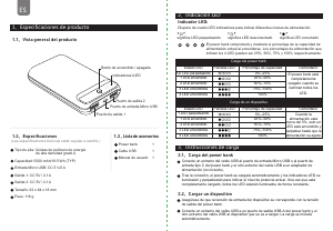 Manual de uso Denver PBS-5005 Cargador portátil