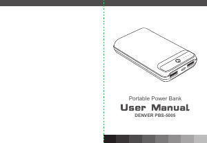 Manual Denver PBS-5005 Portable Charger