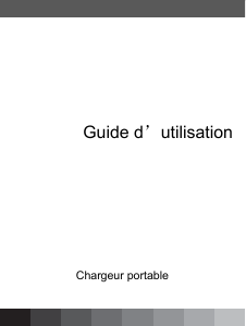 Mode d’emploi Denver PQC-20005 Chargeur portable