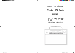 Bruksanvisning Denver DAB-28 Radio