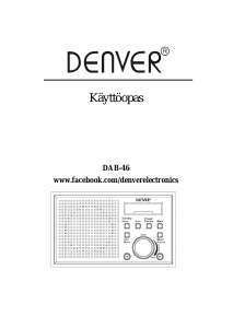 Käyttöohje Denver DAB-46DARK Radio