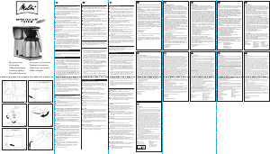 Handleiding Melitta Aroma Excellent Steel Therm Koffiezetapparaat