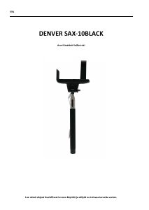 Käyttöohje Denver SAX-10 Selfie-keppi