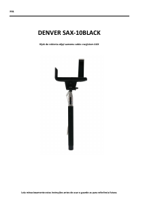 Instrukcja Denver SAX-10 Kij do selfie