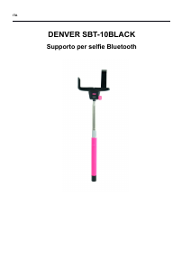 Manuale Denver SBT-10 Bastone selfie