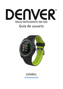 Manual de uso Denver SW-500 Smartwatch