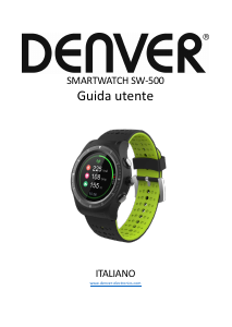 Manuale Denver SW-500 Smartwatch