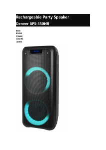 Manual Denver BPS-350NR Speaker