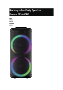 Manual Denver BPS-455NR Speaker