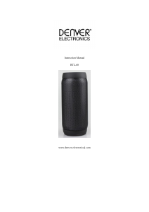 Manual Denver BTL-60 Speaker