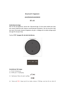 Bruksanvisning Denver BTL-60 Högtalare