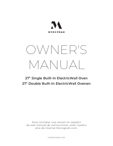Manual Monogram ZEK7500SH3SS Oven