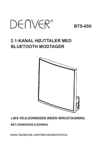 Brugsanvisning Denver BTS-650 Højttaler