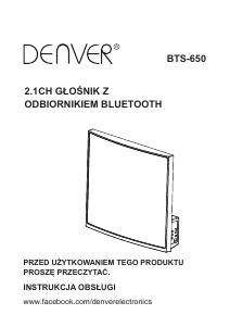 Instrukcja Denver BTS-650 Głośnik