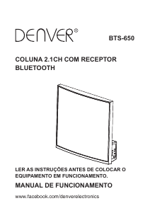 Manual Denver BTS-650 Altifalante