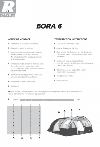 Manual Raclet Bora 6 Tent