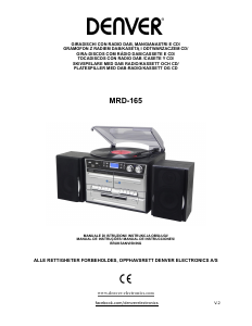 Instrukcja Denver MRD-165 Zestaw stereo