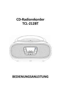 Bedienungsanleitung Denver TCL-212BTC Stereoanlage