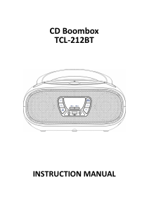 Bruksanvisning Denver TCL-212BTC Stereosett