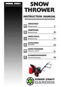 Brugsanvisning Power Craft 89033 Sneslynge