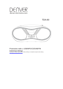 Instrukcja Denver TDA-60 Zestaw stereo