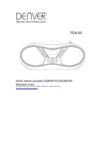 Manuale Denver TDA-60 Stereo set