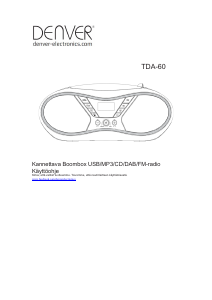 Käyttöohje Denver TDA-60 Stereosetti