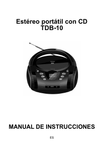 Manual de uso Denver TDB-10 Set de estéreo