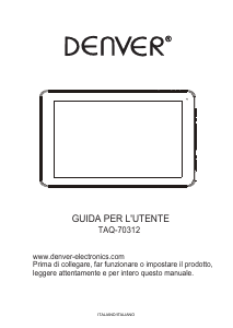 Manuale Denver TAQ-70312 Tablet