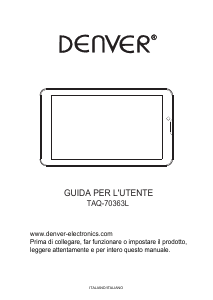 Manuale Denver TAQ-70363L Tablet