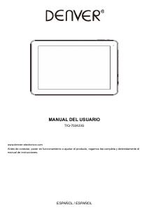 Manual de uso Denver TIQ-702423G Tablet