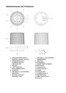 Bedienungsanleitung Denver CRL-350 Wake-up light