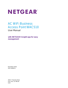 Manual Netgear WAC510 Access Point