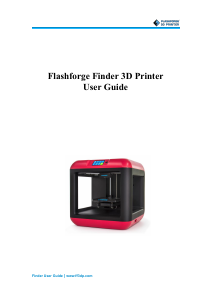 Manual Flashforge Finder 3D Printer