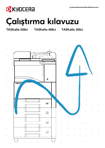 Kullanım kılavuzu Kyocera TASKalfa 508ci Çok işlevli yazıcı