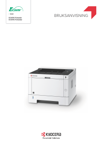 Bruksanvisning Kyocera ECOSYS P2040dn Skrivare