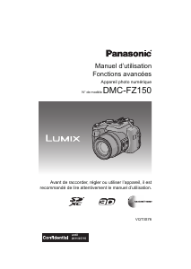 Mode d’emploi Panasonic DMC-FZ150 Lumix Appareil photo numérique