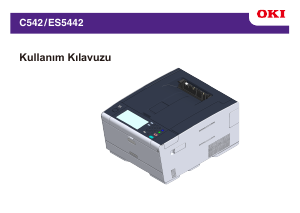 Kullanım kılavuzu OKI C542 Yazıcı