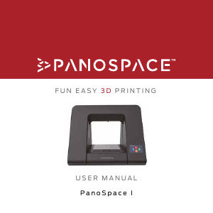 Manuál PanoSpace I 3D tiskárna