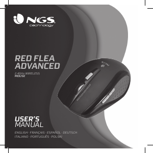 Mode d’emploi NGS Red Flea Advanced Souris