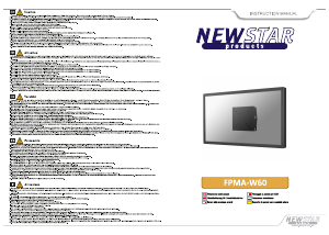 Manual de uso NewStar FPMA-W60 Soporte de pared