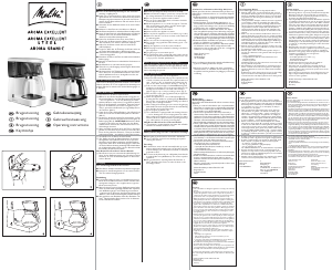 Handleiding Melitta Aroma Excellent Steel Koffiezetapparaat