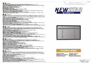 Manual de uso NewStar PLASMA-W065 Soporte de pared