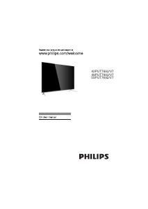 Manual Philips 55PUT7692 LED Television